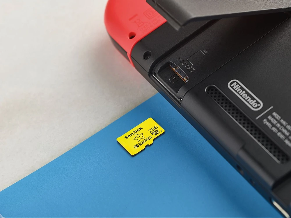 Carte SanDiskMD microSDXCMC pour Nintendo SwitchMC de 256 Go – SQXAO256GCWCZN