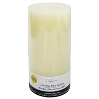 Mainstay 6" Bougies pilier en cire à DEL