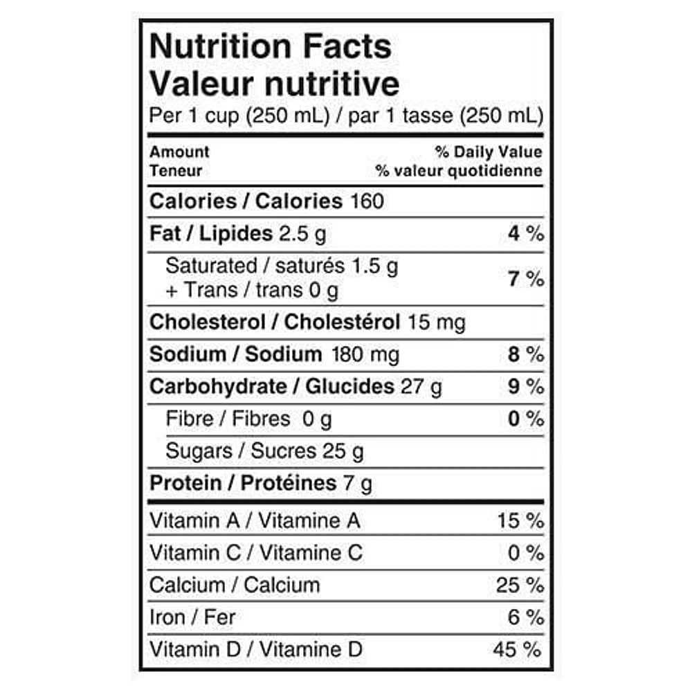 Sealtest Chocolate Parly Skimmed 1% Milk, 750 mL