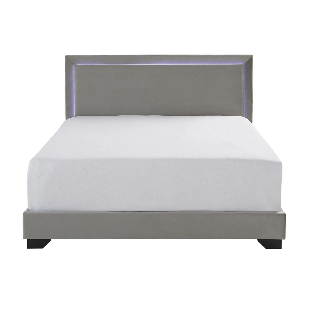 Lit rembourré complet Anchorage avec lumières LED et USB, par Hillsdale Living Essentials