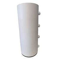 Alysa Round Storage in White with 4 tiers