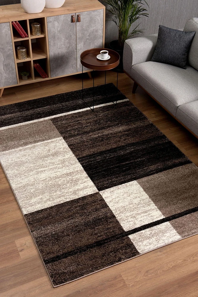 Rug Branch Nova Collection Modern Geometric Area Rug