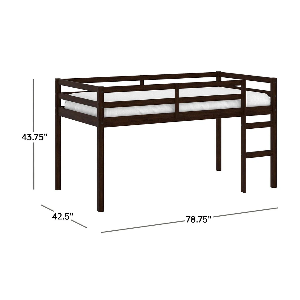 Campbell Wood Lit superposé mezzanine junior, par Hillsdale Living Essentials
