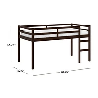 Campbell Wood Lit superposé mezzanine junior, par Hillsdale Living Essentials