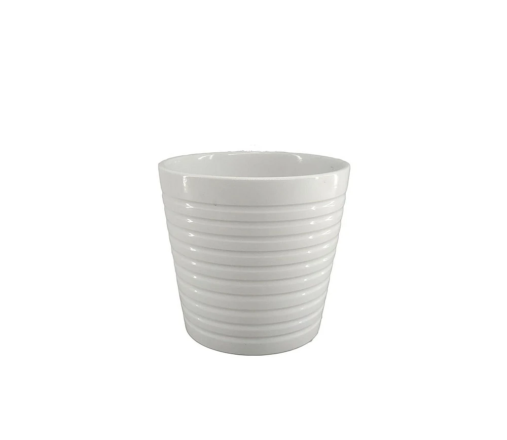 Pot nervuré de 20,3 cm Pot de fleur