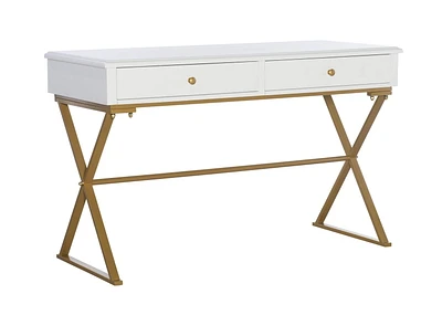 Bureau de campagne Parker Blanc et Or