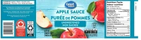 Great Value Unsweetened Applesauce 620 mL, Unsweetened Applesauce