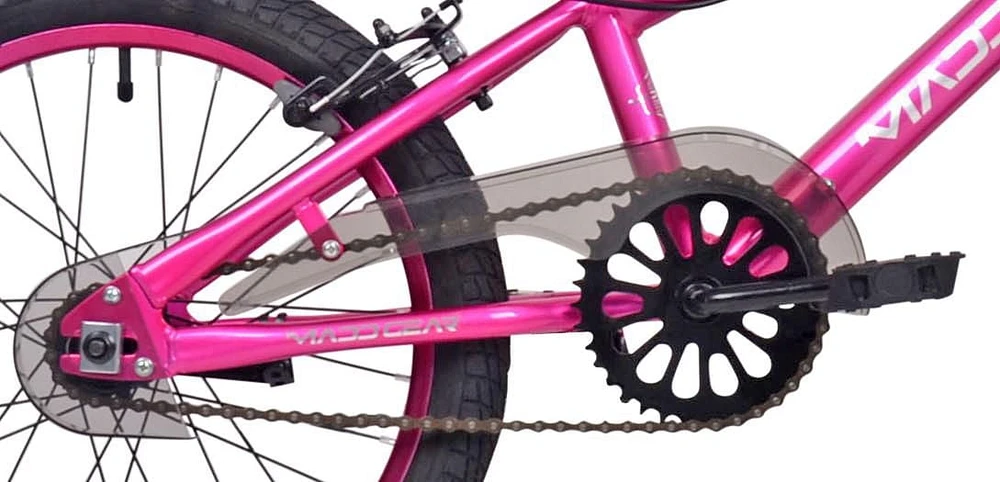 Vélo BMX Madd Gear 18 po pour filles - Rose 5 à 8 ans