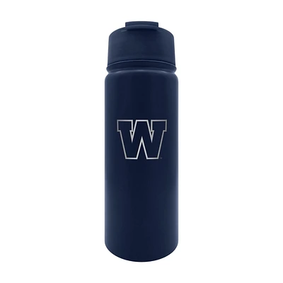 STAINLESS STEEL EXECUTIVE 18OZ CFL WATER BOTTLE WINNIPEG BLUE BOMBERS