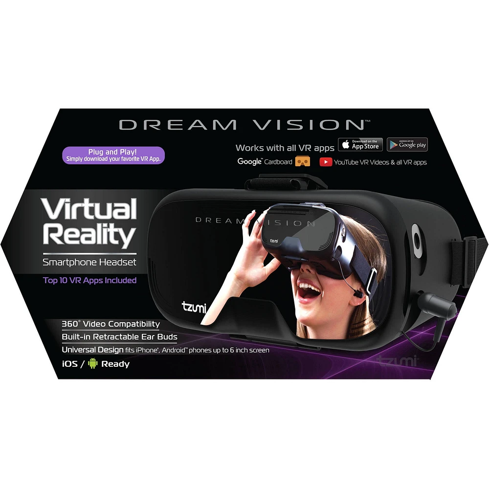 Tzumi Dream Vision Virtual Reality Headset