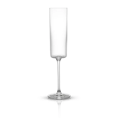 Claire Cyrstal Cylinder Champagne Glasses - 5.7 oz - Set of 2