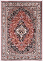 Tapis Emerald Myer ivoire & or de 6 pi 7 po x 9 pi 7 po