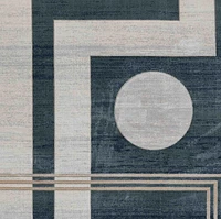 ECARPET Erisa 2'2" x 7'7" Contemporary Runner Rug for Living Room, Bedroom, Dining Room, Entrance, Hallway and More.