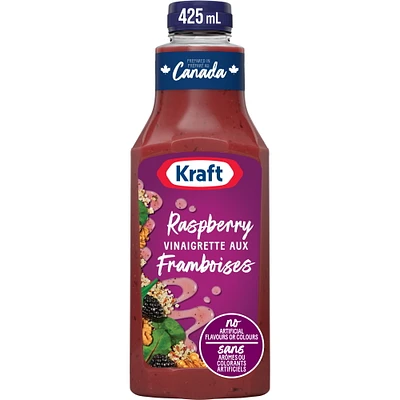 Kraft Raspberry Vinaigrette Salad Dressing, 425 mL Bottle