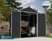 Rubicon 6 ft. x ft. Dark Garden Storage Shed