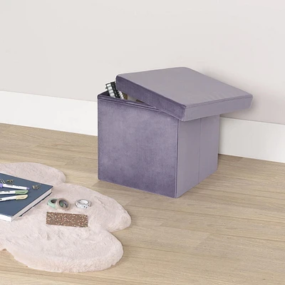 Neatfreak Kids velours cube de rangement VIOLETTE
