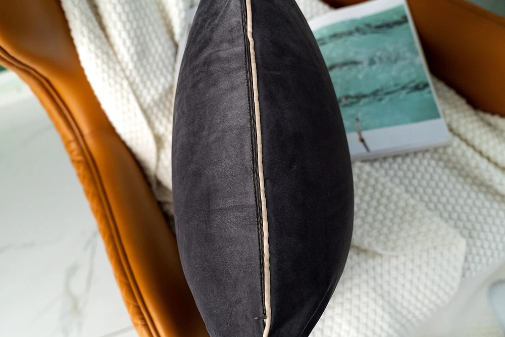 Gouchee Home Solid Velvet Coussin
