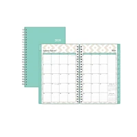 Agenda hebdomadaire/mensuel PP Blue Sky assorti, format moyen, année 2020