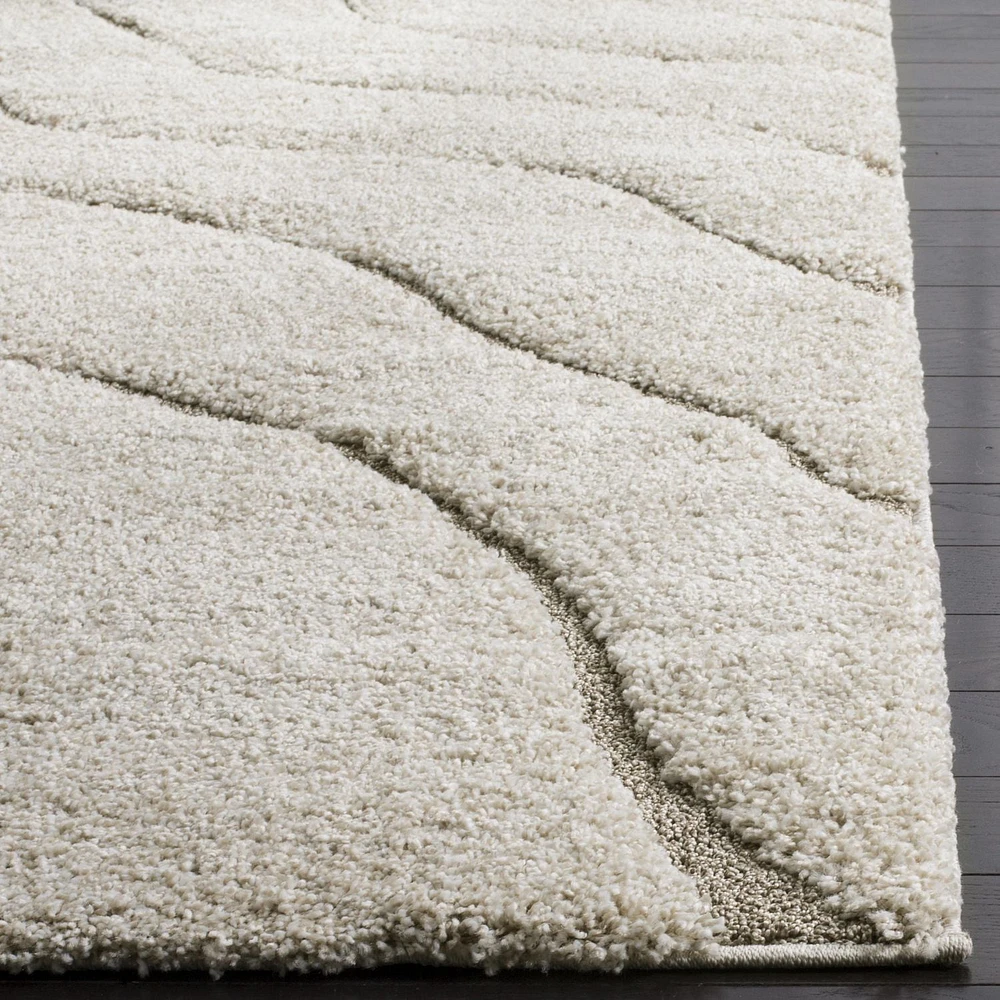 Safavieh Florida Tabitha Tapis Abstract, gris clair / bleu, 5'3" X 7'6"