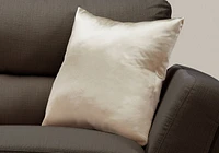 Monarch Specialties Pillows, 18 X 18 Square, Insert Included, Decorative Throw, Accent, Sofa, Couch, Bedroom, Polyester, Hypoallergenic, Gold, Modern