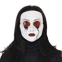 Masque boutonné pour les femmes adultes pour célébrer Halloween