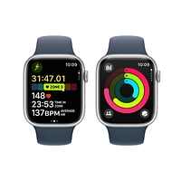 Apple Watch Série 9 GPS Clairement brillante.