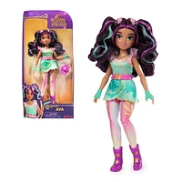 Unicorn Academy, Poupée Ava avec cheveux méchés, 7 accessoires et un accessoire de coiffure, 24 cm, poupées et licornes pour filles à partir de 4 ans