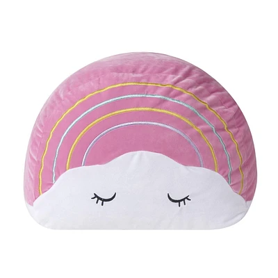 Mainstays Kids Rainbow Decor Pillow & Throw Combo