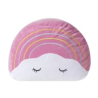 Mainstays Kids Rainbow Decor Pillow & Throw Combo