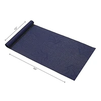 IH Casa Decor Vinyl Table Runner 54" Damask Navy Blue - Ensemble De 2