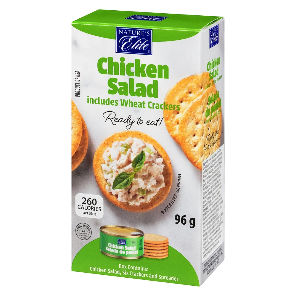 Nature's Elite Chicken Salad 96 g - Ready-to-eat Kit, Nature's Elite Chicken Salad Kit 96 g