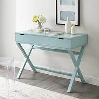 Posey Lift-Top Desk in Turquoise
