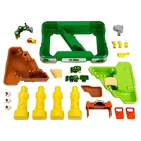 Theo Klein John Deere : Table de jeu pour enfants 2 en 1 avec ferme et table à eau