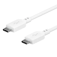 onn. 6 ft./1.8 m USB-C to USB-C Charge & Sync Cable, Transfer while Charging