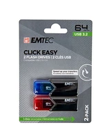 EMTEC USB3.2 B113 Click 64GB 2PK, EMTEC 3.2 64 Click 2PK