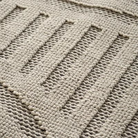 Tapis d'interieur exterieur abstrait Rug Branch Hogar, gris creme, moderne - Salon, chambre, salle a manger et cuisine