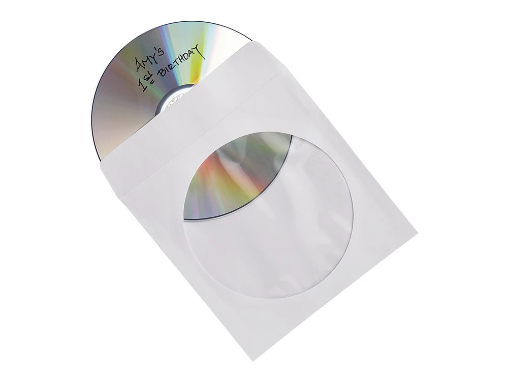 Verbatim - Paquet de 100 pochettes pour CD et DVD (49976)