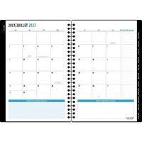 Petit Agenda Scolaire Hebdomadaire/Mensuel 2024 Five Star®, Noir Agenda hebdomadaire/mensuel