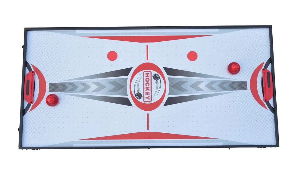 Scout 54 pouces, Table Multi-Jeux 4-en-1 avec Basket-ball, Air Hockey, Tennis de Table, et tableau effaçable à sec