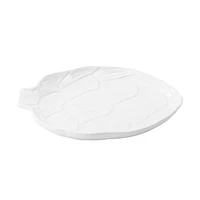 Hometrends Assiette en céramique figurative, 8,35 pouces x 7,09 pouces x 1,02 pouces, 1 pièce