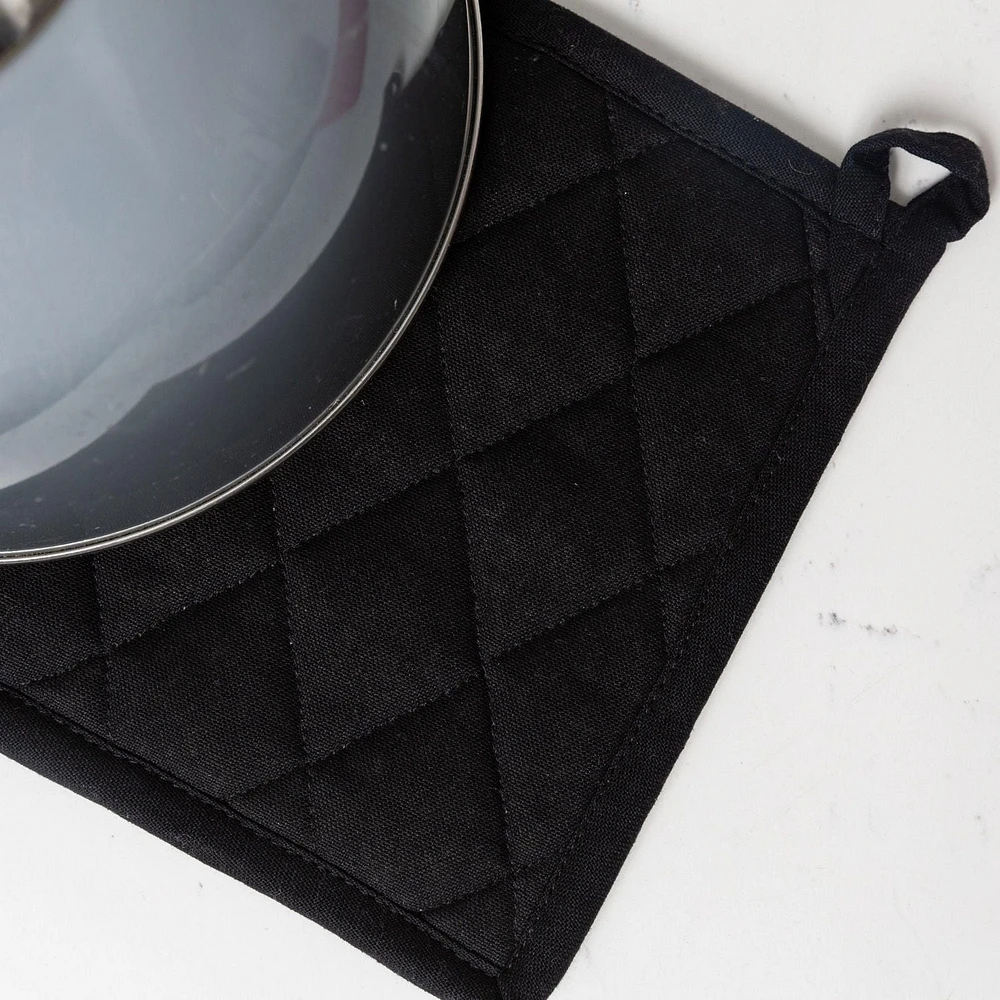Fabstyles Solo Waffle Cotton Pot Holder Set of 2