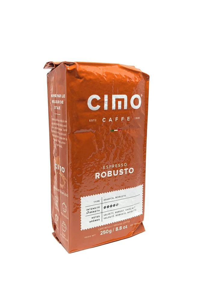 Cimo Espresso Robusto Ground 250g Coffee Slow Roasted, CIMO ROBUSTO ESPRESSO