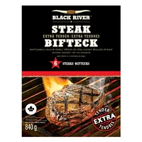 Black River Angus Steaks, 840g / 6x140g / 6 count