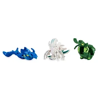 Bakugan Legends Starter Pack, Coffret de 3, Krakelios Ultra avec Centipod et Maxodon, Figurines articulées à collectionner, à partir de 6 ans