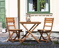 Table de bistrot pliante en acacia Sydne