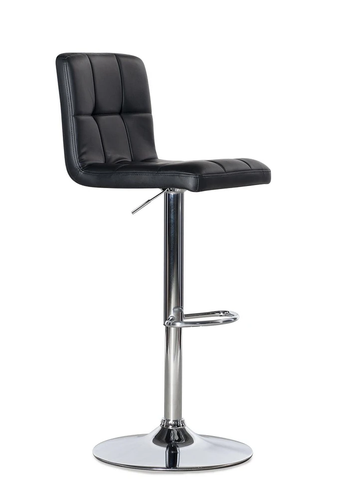 Tabouret de Bar Nasar, Noir