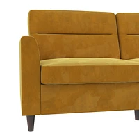 Novogratz Concord Sofa, jaune moutarde