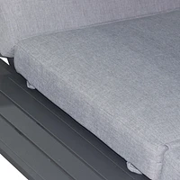 Deko Living Outdoor Gray Rectangular Patio Daybed 
