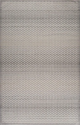 Rug Branch Jules Moroccan Indoor Area Rug, Grey Beige, Geometric - Living Room, Bedroom, Dining Room, and Kitchen