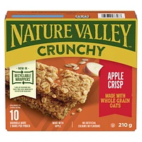 Nature Valley Crunchy Apple Crisp Granola Bars 42 g, 5 ct, 10 barres, 210 g